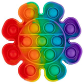 Rainbow Flower Pop Bubble Fidget Toy image 0